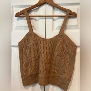 Almost Famous Knitted Crop Top